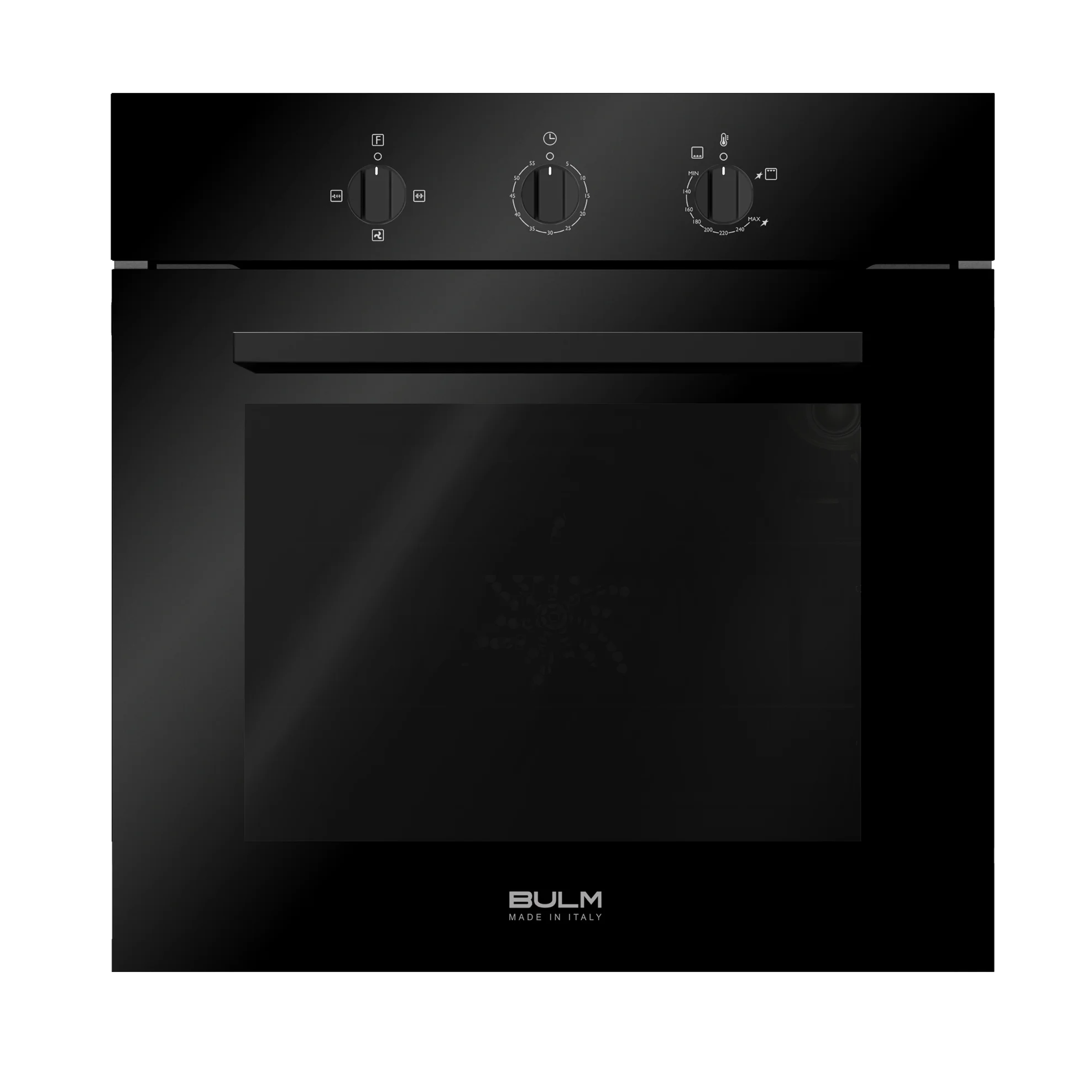 B510-721NERO بولم فرن بلت إن غاز إيطالي 60 سم زجاج أسود 4 وظائف إيطالي - B510-721NERO - الصورة 1