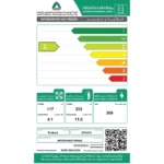⁦ثلاجة هيتاشي، 15.9 كوب، أبيض – HRTN7489DFTWHSA⁩ - الصورة ⁦2⁩