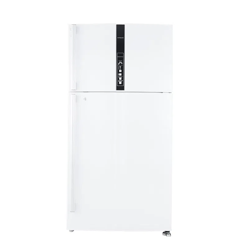 rv805ps1kv1twh ثلاجة هيتاشي بابين 21.2 قدم سعة 600لتر تجميد سريع لون أبيض تبريد بخار - R-V805PS1KV1-TWH - الصورة 1