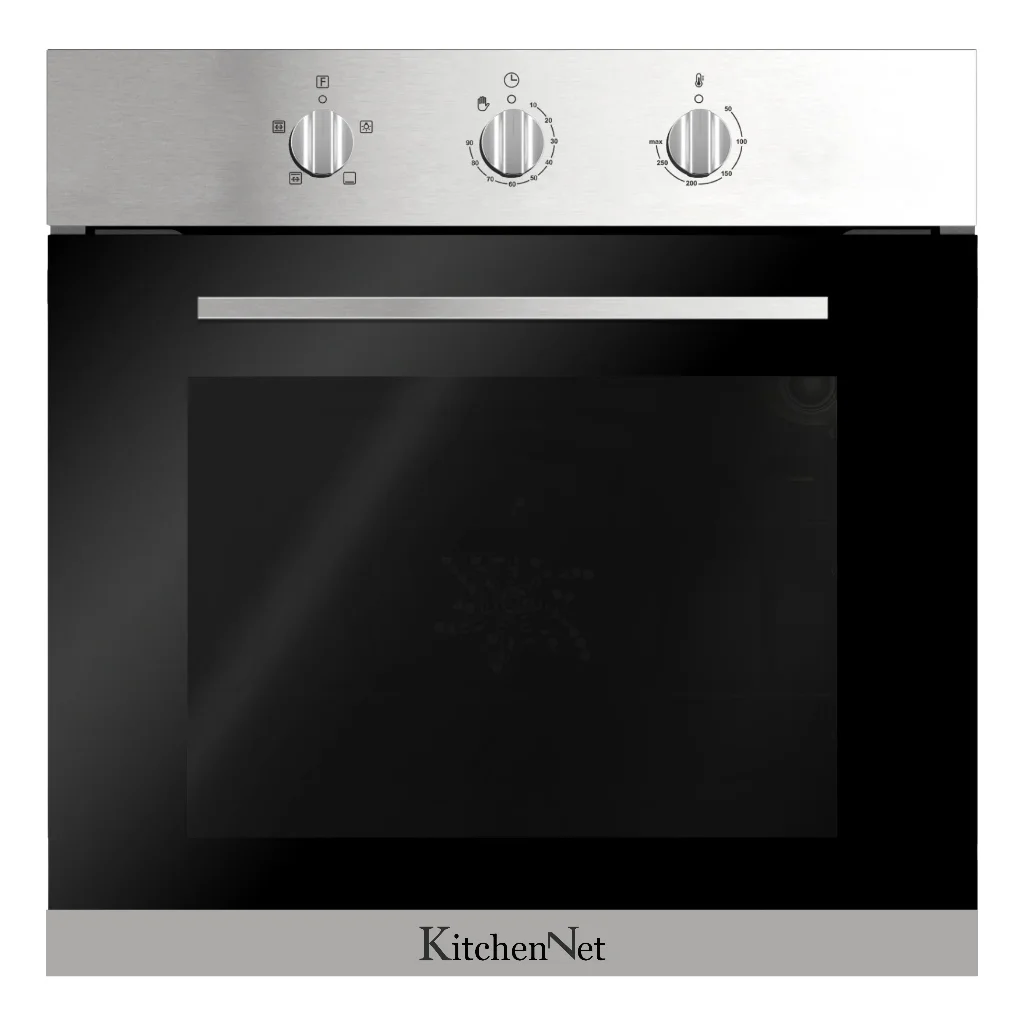 vin2202001 كتشن نت فرن كهربائي 7 وظائف استيل 60 سم - VIN2202001 - الصورة 1