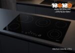 ⁦كيتشن لاين سطح زجاج سيراميك ٩٠ سم 5 عيون كهرباء - KL-VT05⁩ - الصورة ⁦3⁩
