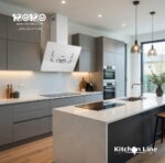 ⁦كيتشن لاين شفاط زجاجي حرف تي 90 سم - KLG-2020 WHIТЕ⁩ - الصورة ⁦4⁩